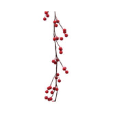 Decoris Foam Berry Garland 130cm - Red
